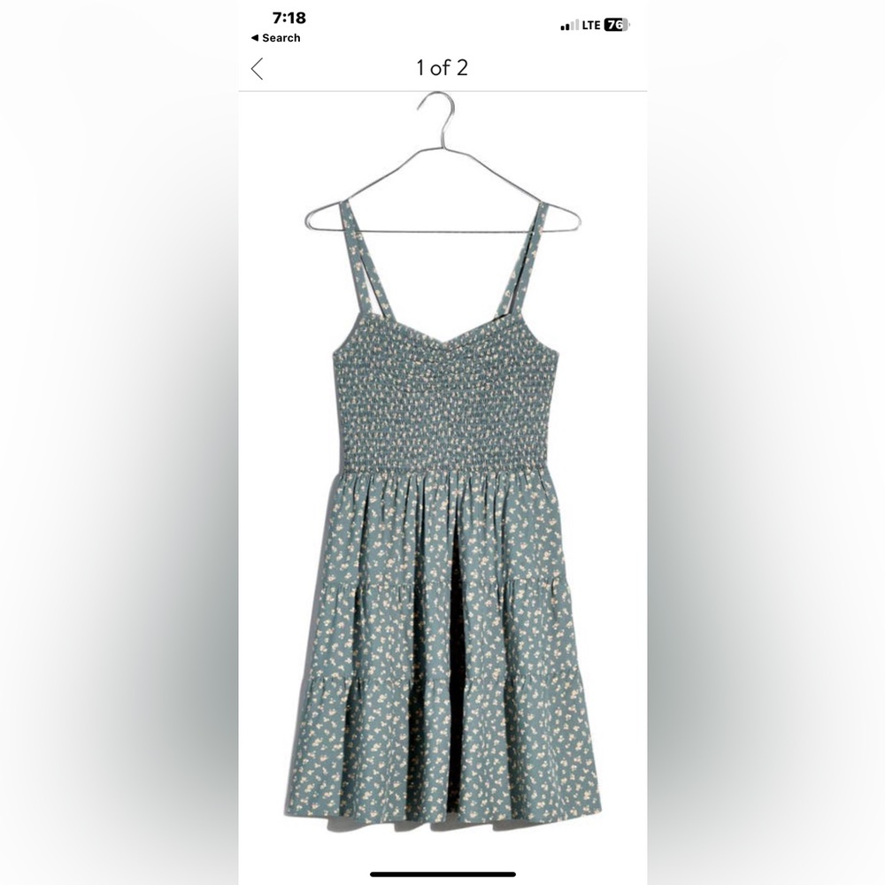 COPY - Madewell Tucker Tie Mini Dress
